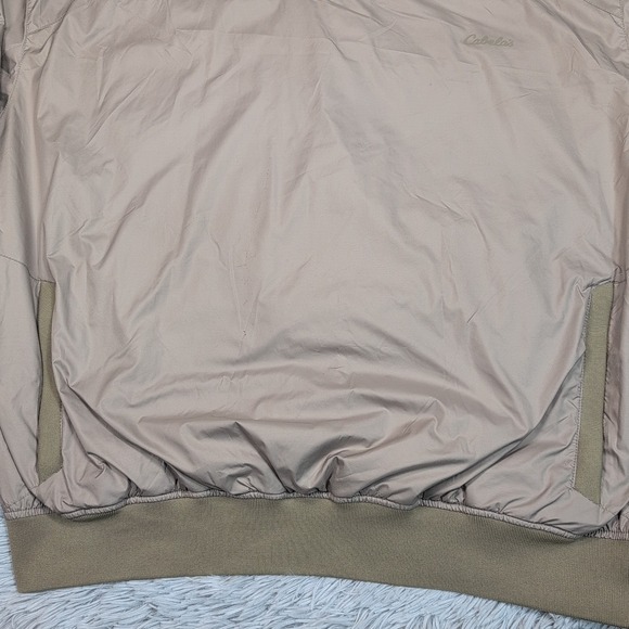 Cabela's Jacket Mens 2XL Beige Windbreaker Gorpcore Outdoor Hunting Athletic‎ - Picture 8 of 11